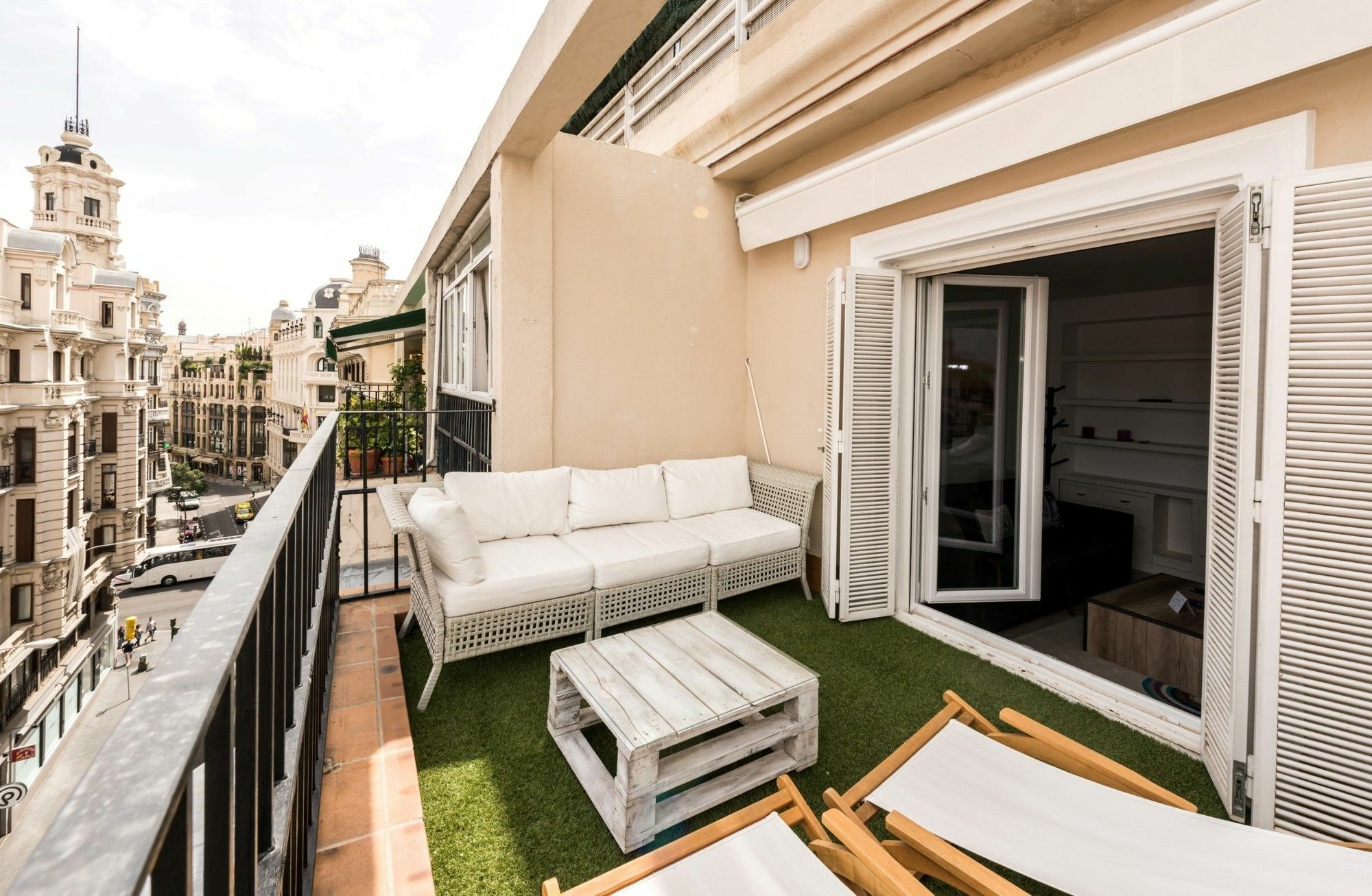 Gran Via Terrace City Center Madrid Eksteriør billede